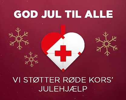 Genvex støtter Røde Kors' julehjælp